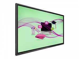 Интерактивный дисплей для обучения 86” E-Line, UHD, Android 10, HEIR 20 точек касания, USB-C, 2 пассивных стилуса